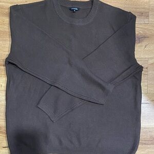 George Brown Ribbed Crewneck Sweater